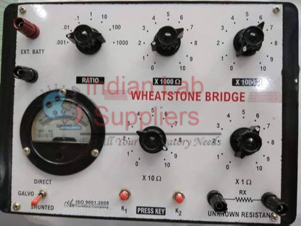 Portable Wheatstone Bridge Manufacturers, Supplier & Exporters in India ...