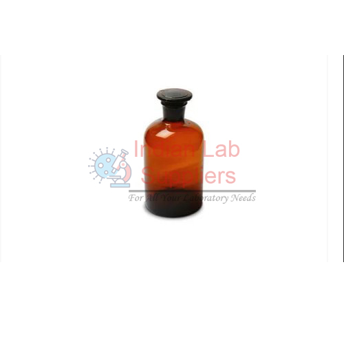 Bottle Reagent, N.M. Glass Amber Colour