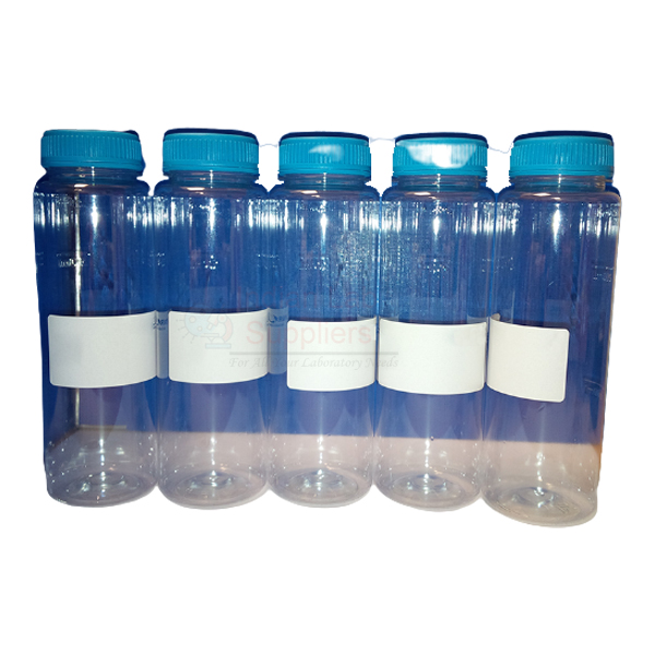 Sample Bottle, Plastic, 250ml, Barcode