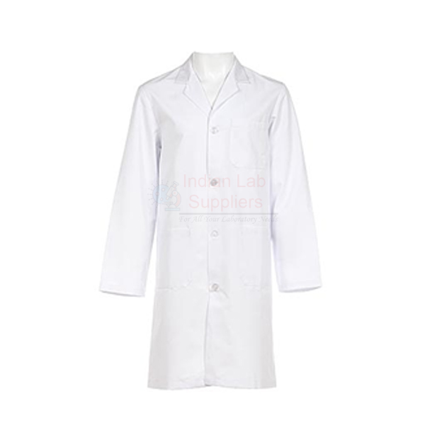 Coat, Medical, Woven, White, Large Size