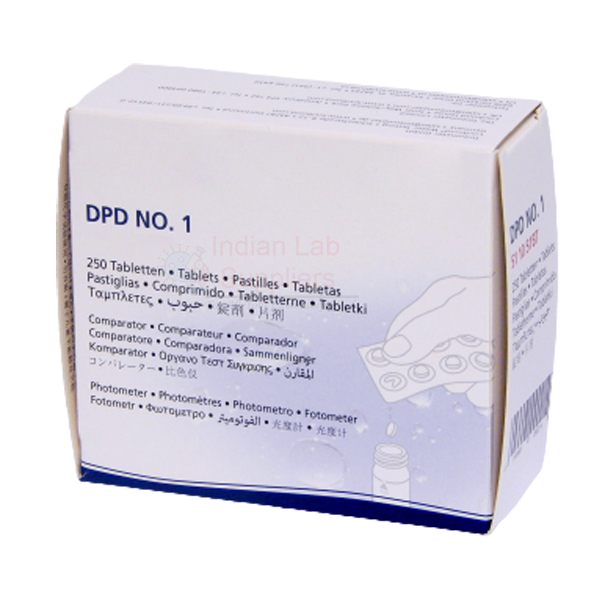 Chlorine Test, DPD Nº1, Rapid, Tabs