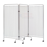 Hospital Bed Screen On Castors