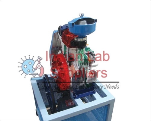 4 Stroke 1 Cylinder Diesel Engine - Motor Driven With Valve Timing ...
